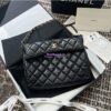 Replica Chanel 24C Silver Quilted Sheepskin Star Waist Bag 2 in 1 Limited Edition CD0144 2