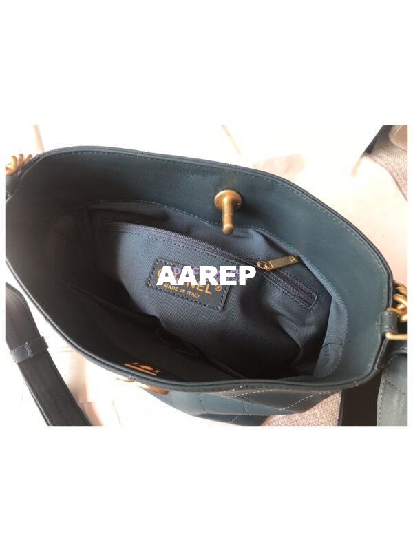 Replica Chanel Calfskin Hobo Bag A57573 Blue 10