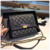 Replica Chanel Quilted Boy Caviar Flap Bag in Metallic Silver 2