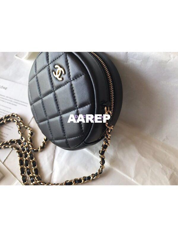 Replica Chanel Round Classic Chain Clutch A70657 Lambskin 5