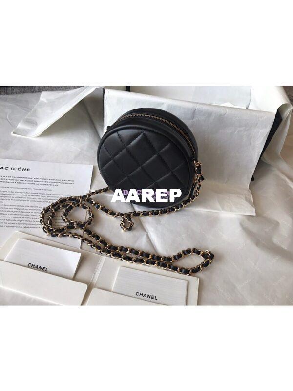 Replica Chanel Round Classic Chain Clutch A70657 Lambskin 8