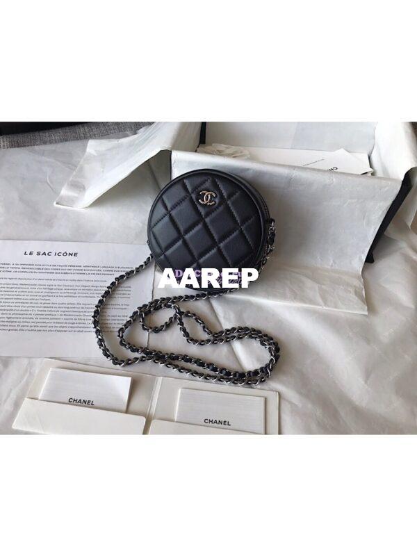 Replica Chanel Round Classic Chain Clutch A70657 Lambskin 11