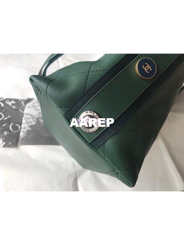 Replica Chanel Calfskin Hobo Bag A57576 Green 13