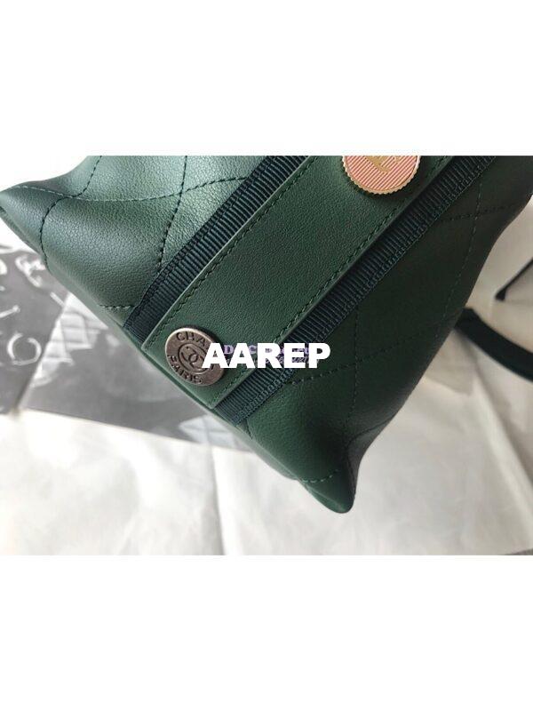 Replica Chanel Calfskin Hobo Bag A57576 Green 15