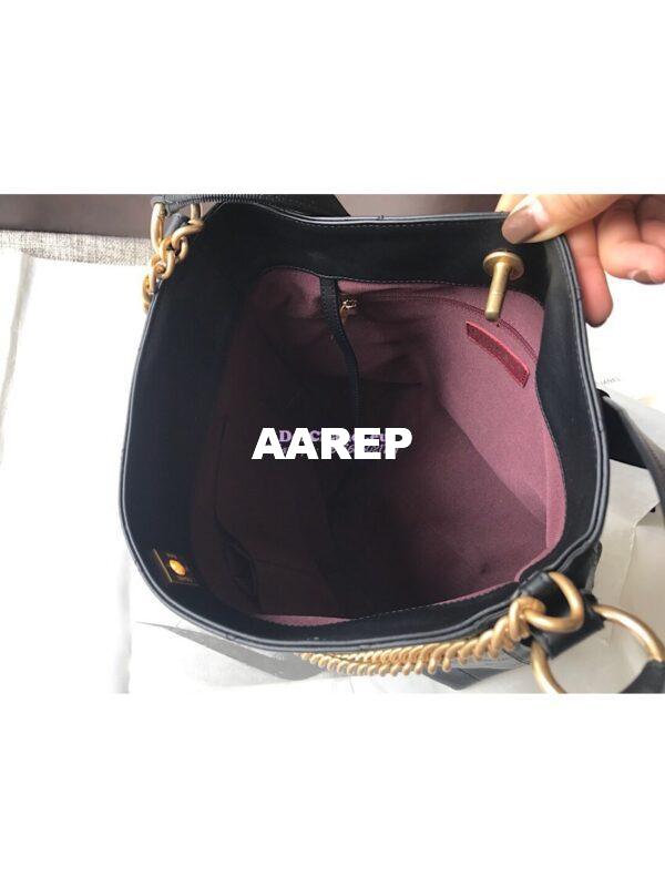 Replica Chanel Calfskin Hobo Bag A57576 Black 5
