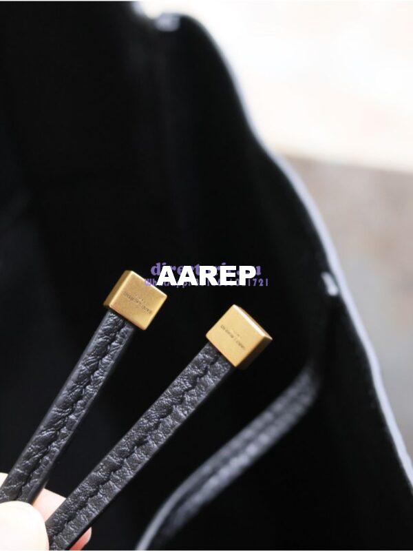 Replica YSL Saint Laurent Le 5 À 7 Bea In Grained Deerskin Leather 763435A Black 12