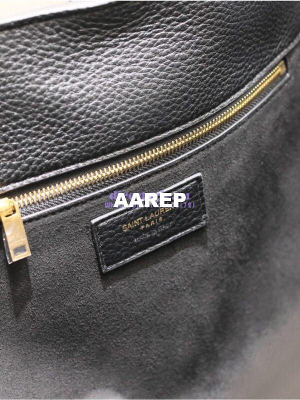Replica YSL Saint Laurent Le 5 À 7 Bea In Grained Deerskin Leather 763435A Black 14