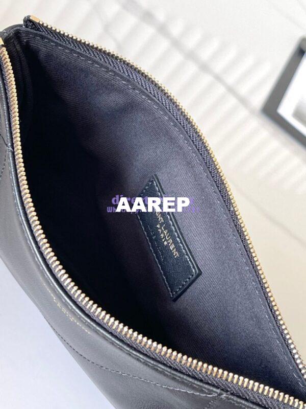 Replica Saint Laurent YSL Jamie Shopping In Lambskin 809824 Black 9