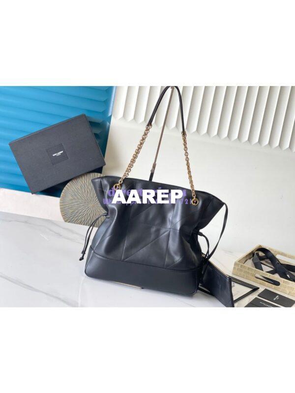 Replica Saint Laurent YSL Jamie Shopping In Lambskin 809824 Black 11