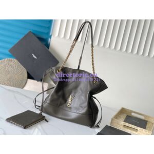 Replica Saint Laurent YSL Jamie Shopping In Lambskin 809824 Light Musk 2