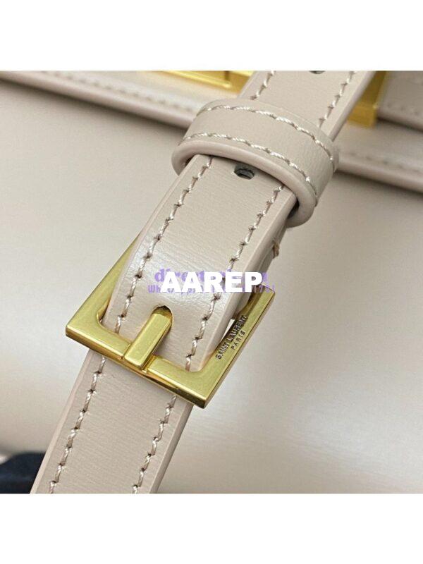 Replica Saint Laurent YSL Manhattan Small In Nude Patent Leather with Gold Hardware 727766 6