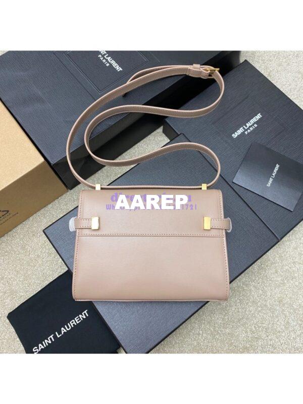 Replica Saint Laurent YSL Manhattan Small In Nude Patent Leather with Gold Hardware 727766 10