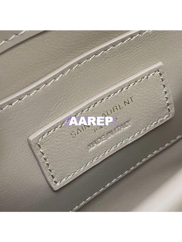 Replica Saint Laurent YSL Manhattan Small In Nude Patent Leather with Gold Hardware 727766 11