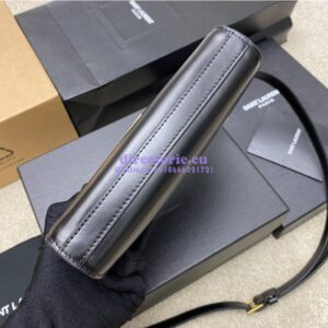 Replica Saint Laurent YSL Manhattan Small In Patent Leather with Gold Hardware 727766 2