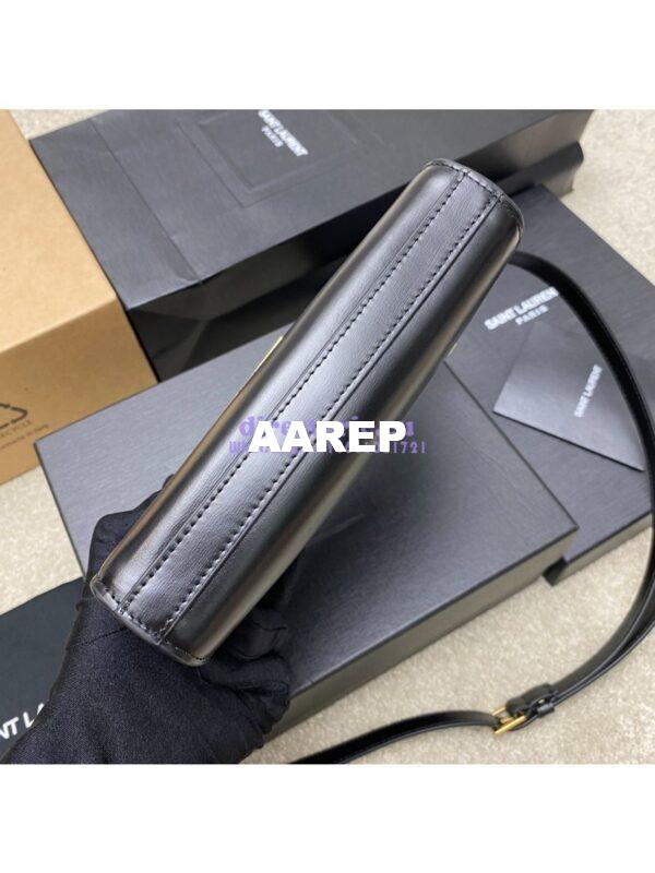 Replica Saint Laurent YSL Manhattan Small In Patent Leather with Gold Hardware 727766 4