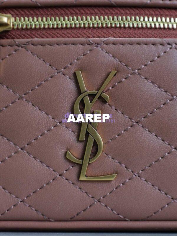Replica Saint Laurent YSL Gaby Vanity Bag In Lambskin 7667311 Barely Pink 9