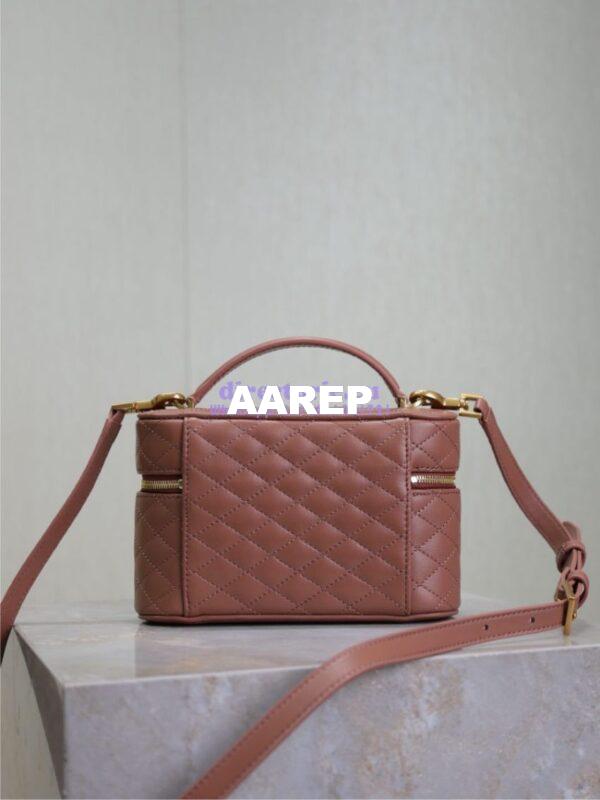 Replica Saint Laurent YSL Gaby Vanity Bag In Lambskin 7667311 Barely Pink 19