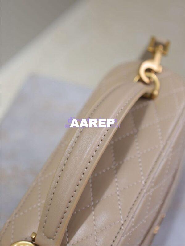 Replica Saint Laurent YSL Gaby Vanity Bag In Lambskin 7667311 DK toffee 11