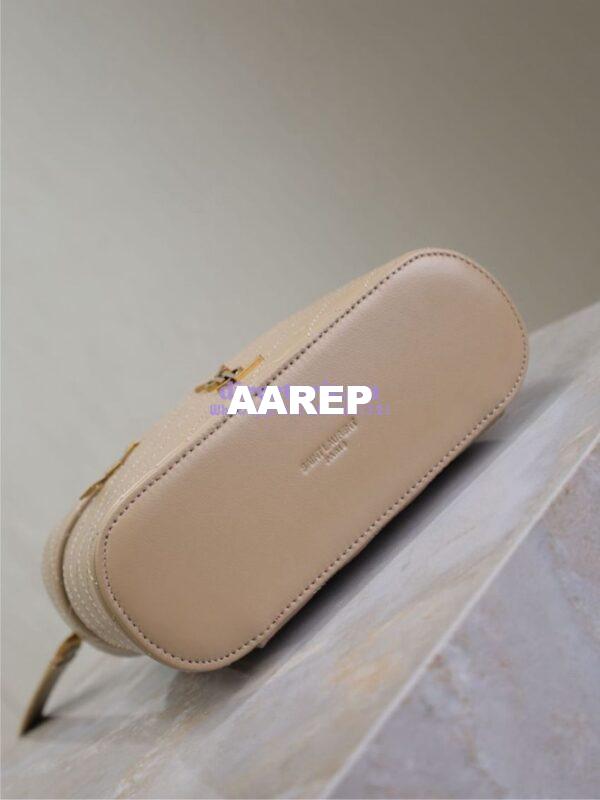 Replica Saint Laurent YSL Gaby Vanity Bag In Lambskin 7667311 DK toffee 14