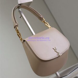 Replica YSL Saint Laurent Voltaire Top Handle In Box Leather 8008460 Dk Toffee 2