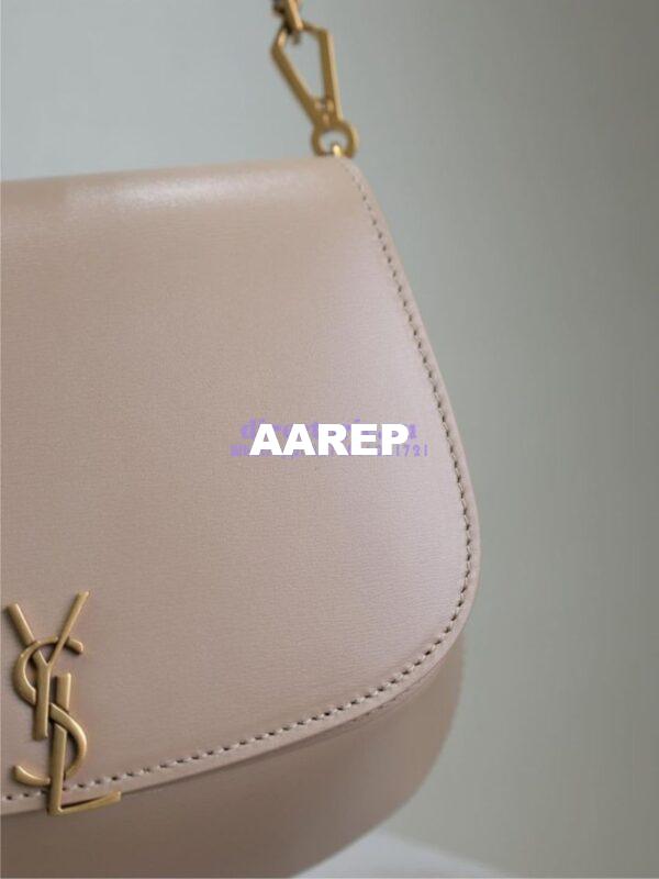 Replica YSL Saint Laurent Voltaire Top Handle In Box Leather 8008460 Dk Toffee 7
