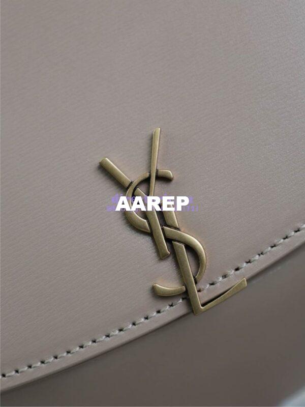 Replica YSL Saint Laurent Voltaire Top Handle In Box Leather 8008460 Dk Toffee 8