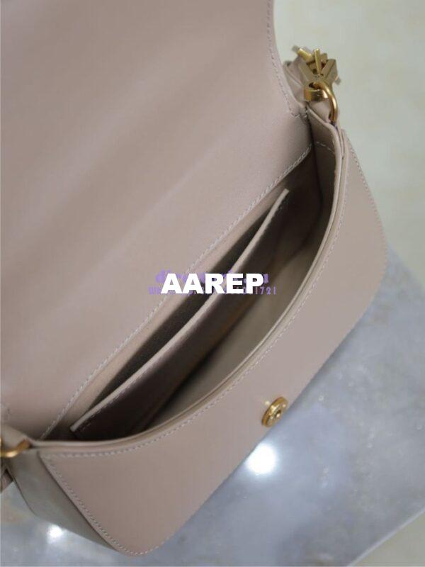 Replica YSL Saint Laurent Voltaire Top Handle In Box Leather 8008460 Dk Toffee 11