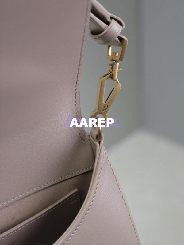 Replica YSL Saint Laurent Voltaire Top Handle In Box Leather 8008460 Dk Toffee 16