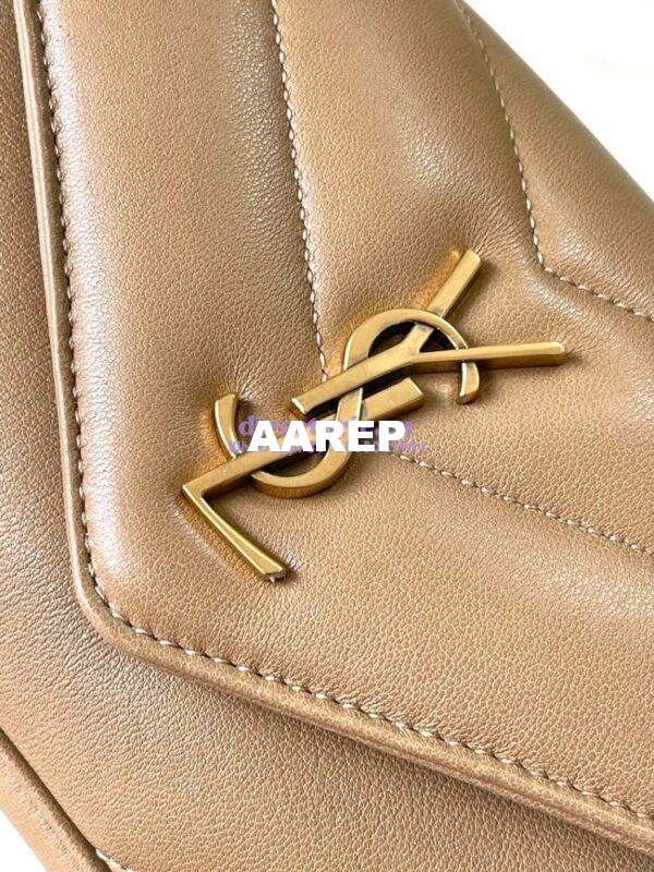 Replica YSL Saint Laurent Loulou Mini In Lambskin 821749 Natural Tan 6