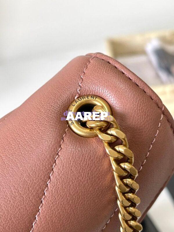 Replica YSL Saint Laurent Loulou Mini In Lambskin 821749 Hortensia 6