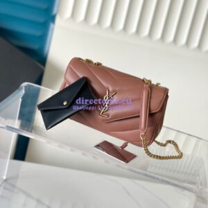 Replica YSL Saint Laurent Loulou Small In Matelassé Lambskin 801437 Hortensia