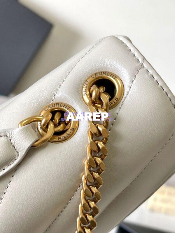 Replica YSL Saint Laurent Loulou Small In Matelassé Lambskin 801437 Chalk 6