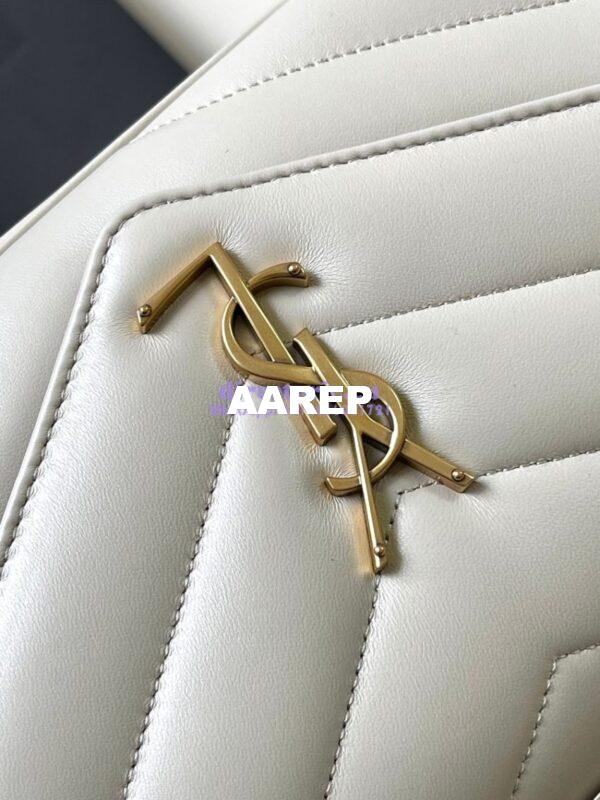 Replica YSL Saint Laurent Loulou Small In Matelassé Lambskin 801437 Chalk 7