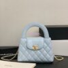 Replica Chanel Mini Shopping Bag Shiny Agen Calfskin AS4416 Lilac 2