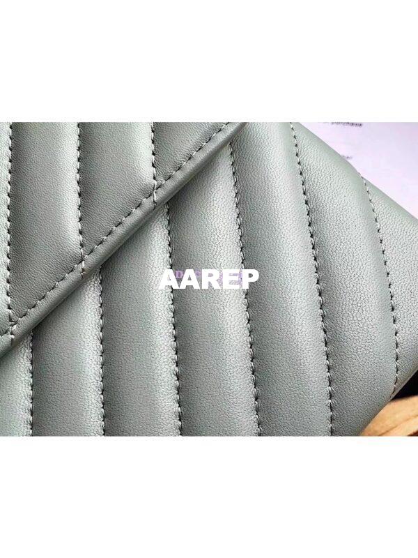Replica Chanel Small Trendy CC Chevron Handle Flap Bag A92236 Mint Green 9