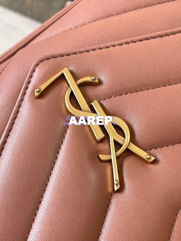 Replica YSL Saint Laurent Loulou Medium In Matelassé Lambskin 801439 Hortensia 6