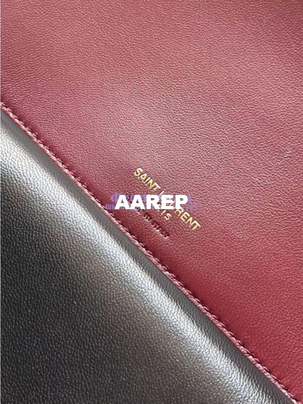 Replica YSL Saint Laurent Loulou Medium In Matelassé Lambskin 801439 Rouge Cabernet 9