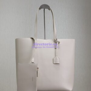 Replica YSL Shopping Saint Laurent In Leather 600306 Blanc