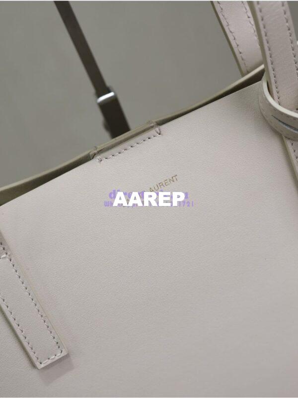 Replica YSL Shopping Saint Laurent In Leather 600306 Blanc 12