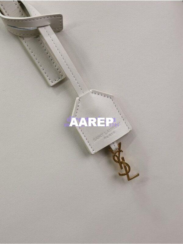 Replica YSL Shopping Saint Laurent In Leather 600306 Blanc 13