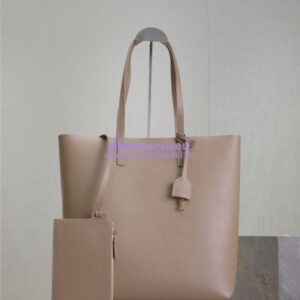Replica YSL Shopping Saint Laurent In Leather 600306 Beige