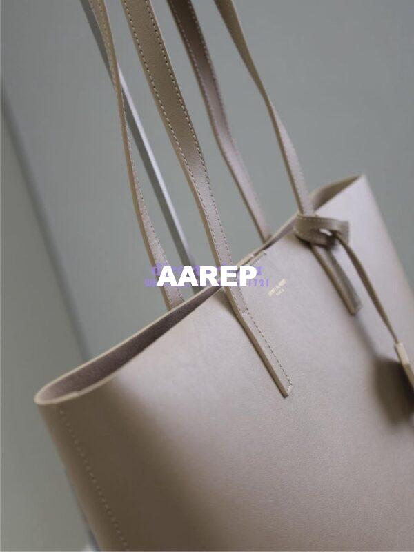 Replica YSL Shopping Saint Laurent In Leather 600306 Beige 6