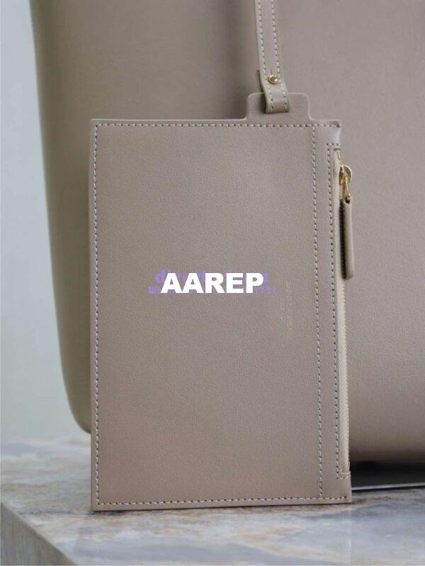 Replica YSL Shopping Saint Laurent In Leather 600306 Beige 12