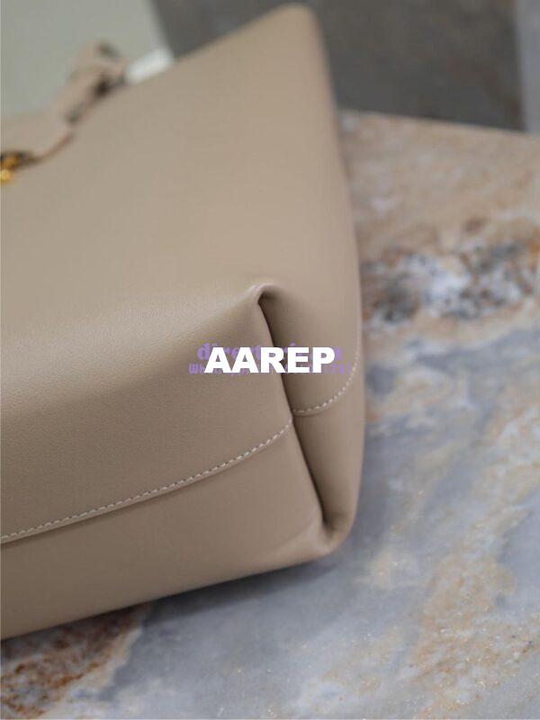 Replica YSL Shopping Saint Laurent In Leather 600306 Beige 19