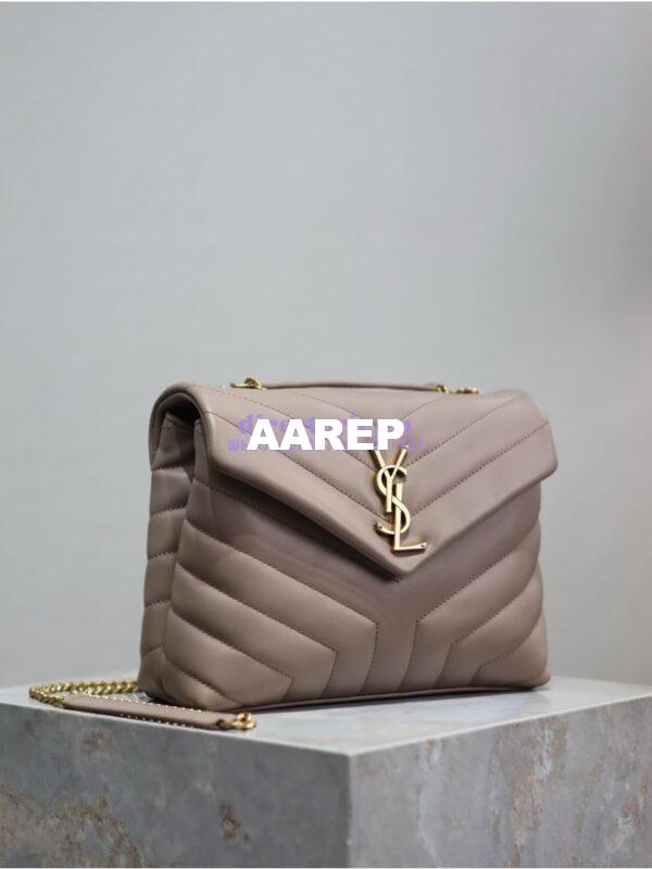 Replica Yves Saint Laurent YSL Loulou Small In Matelassé “Y” Leather 494699 Powder Pink