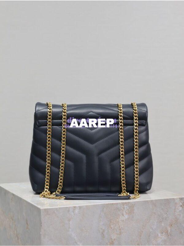 Replica Yves Saint Laurent YSL Loulou Small In Matelassé “Y” Leather 494699 Dark Blue 13