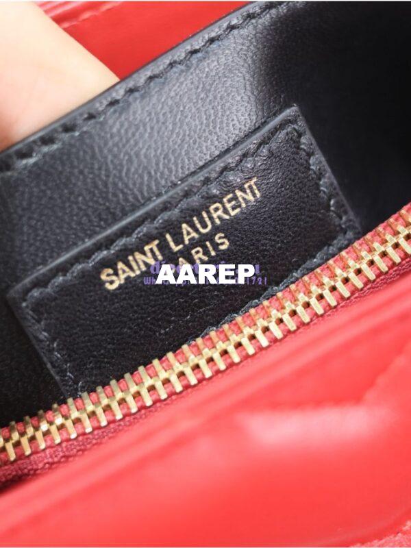 Replica Yves Saint Laurent YSL Loulou Small In Matelassé “Y” Leather 494699 Red 14