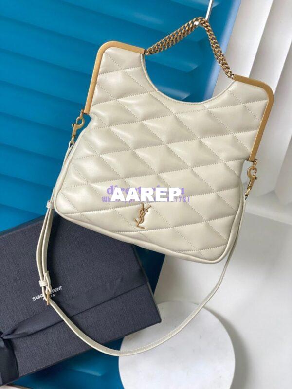 Replica YSL Saint Laurent 87 In Quilted Lambskin 7540011 Blanc 4