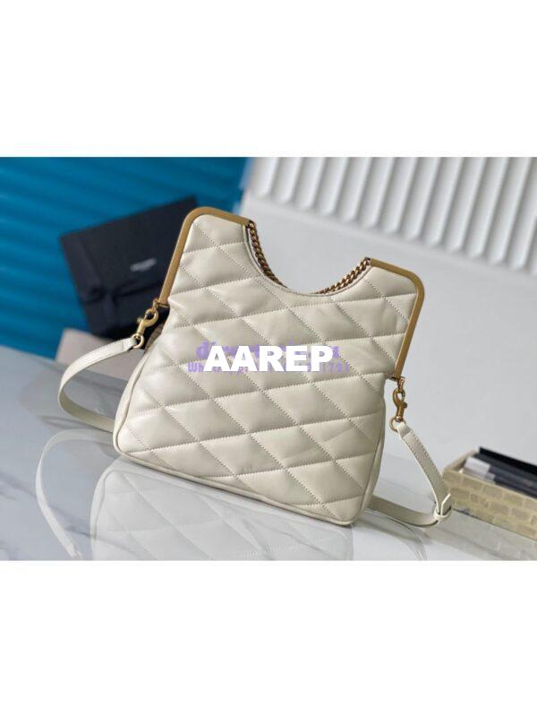Replica YSL Saint Laurent 87 In Quilted Lambskin 7540011 Blanc 18