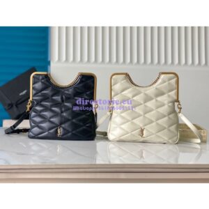 Replica YSL Saint Laurent 87 In Quilted Lambskin 7540011 Black